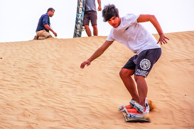 2-Days Dubai Combo City Tour with Dhow Cruise Dinner and Desert Safari - Day two trades towers for open sand