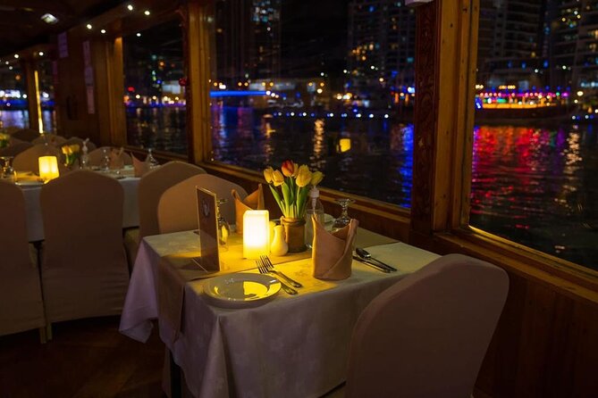 2-Hour Dubai Marina Dinner Cruise - Live Shows After Dinner
