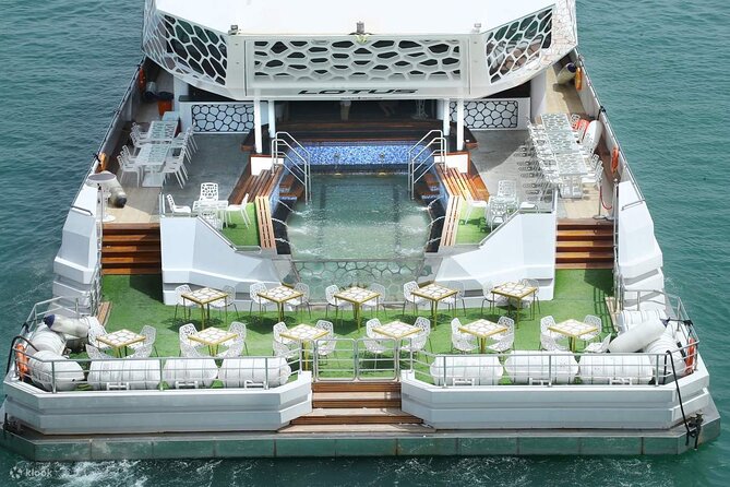 3-Hour Lotus Mega Yacht Dinner Cruise Dubai with Transfers - The return toward JBR Beach