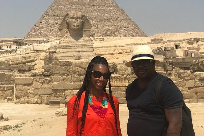All inclusive 12 Hrs Giza Pyramids, Sphinx Egyptian museum Market Dinner cruise - Meeting your guide after breakfast