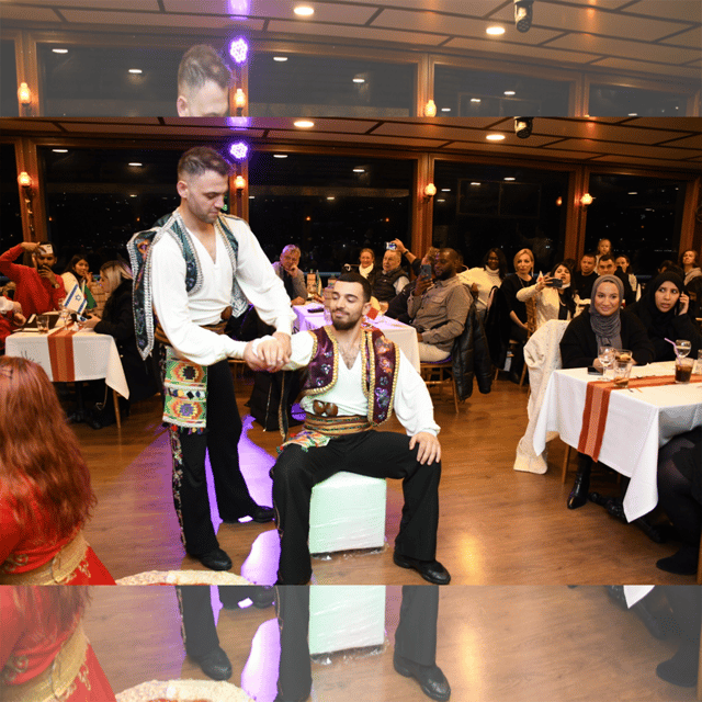 All Inclusive; Istanbul Bosphorus Dinner Cruise w/live shows - The Bosphorus views are the evening’s strongest feature