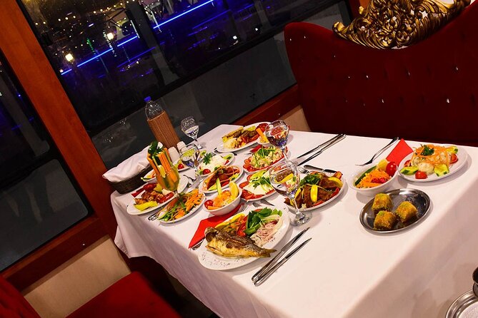 All Inclusive; Istanbul Bosphorus Dinner Cruise with Live Shows&Unlimited Drinks - Bosphorus Bridge and Fatih Sultan Mehmet Bridge