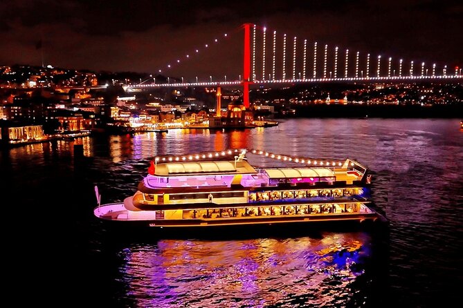 All Inclusive Luxury Bosphorus Dinner Cruise & Turkish Night Show - Dolmabahçe Palace and Ortaköy Mosque by Water