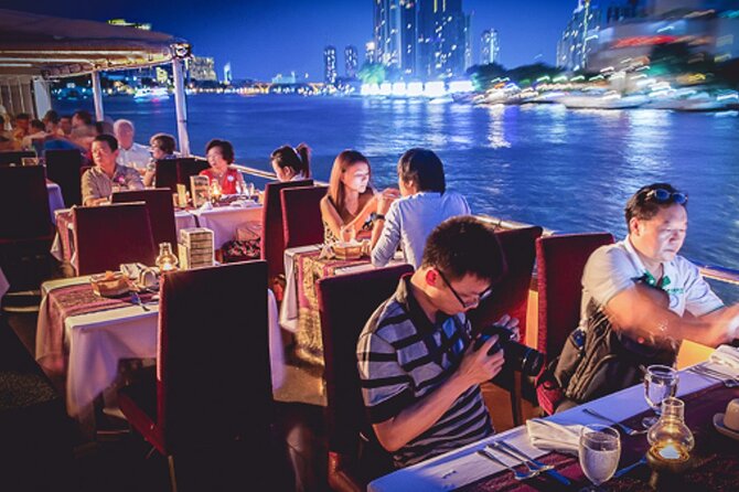 Amazing Sunset Dinner Cruise by Chao Phraya Princess (SHA Plus) - River views of Wat Arun and the Grand Palace