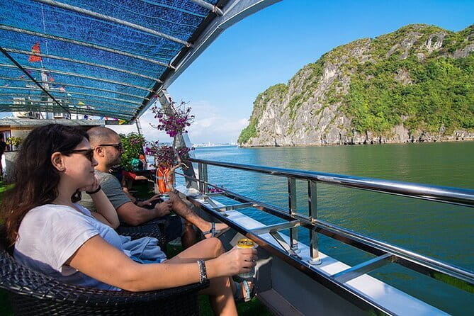 Ambassador Dinner Cruise with Live Music, Firework and Luxe - Live band, DJ, and dancers on the fourth-floor sun deck