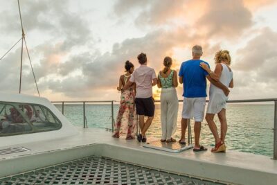 Aruba Sunset Sail Dinner Cruise with Open Bar by Catamaran