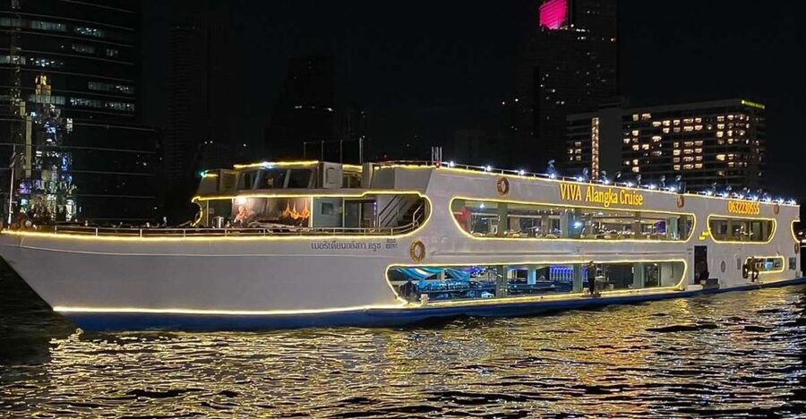 Bangkok: Chao Phraya Buffet Dinner Viva Alangka Cruise - Choosing between sunset and night sailing