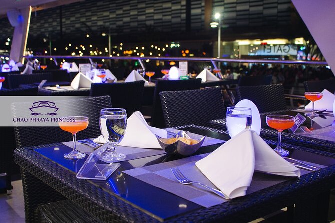 Bangkok Chao Phraya Princess Night Dinner Cruise - The Grand Palace area from the water