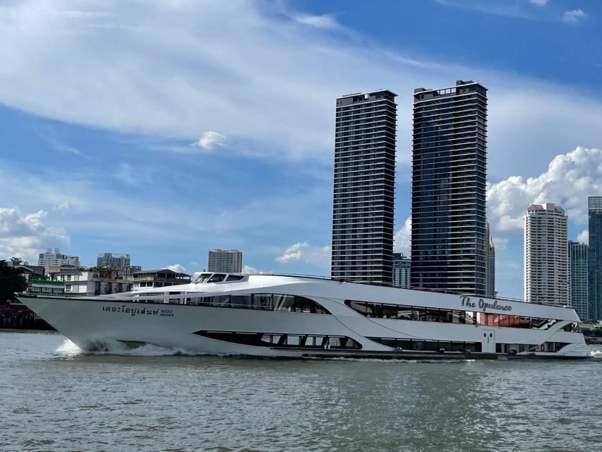 Bangkok: Opulence Luxury Chao Phraya Dinner Cruise - Arriving at Icon Siam Pier 2