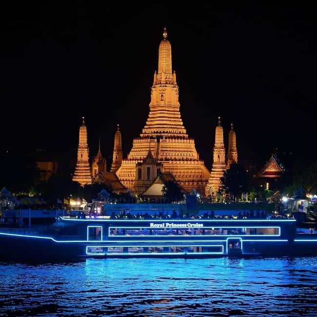Bangkok: Royal Princess Cruise with Buffet Dinner & Show - Starting at Asiatique The Riverfront