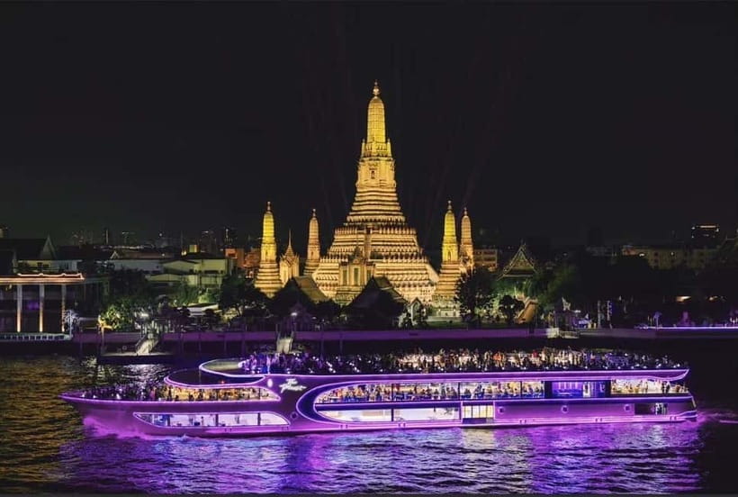 Bangkok:The Planet Sunset&Dinner Cruise on Chao Phraya River - What the three-deck boat is like
