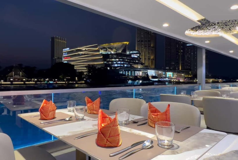 Bangkok:The Planet Sunset&Dinner Cruise on Chao Phraya River - Live music, Thai dance, and a party atmosphere
