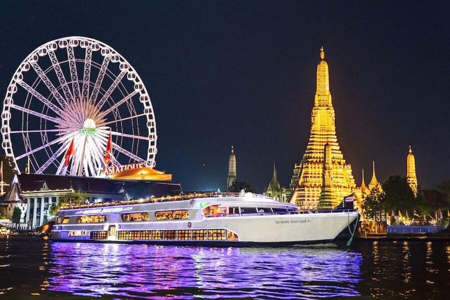 Bangkok: White Orchid Chao Phraya Dinner Cruise free Beer - What the White Orchid Cruise Actually Feels Like