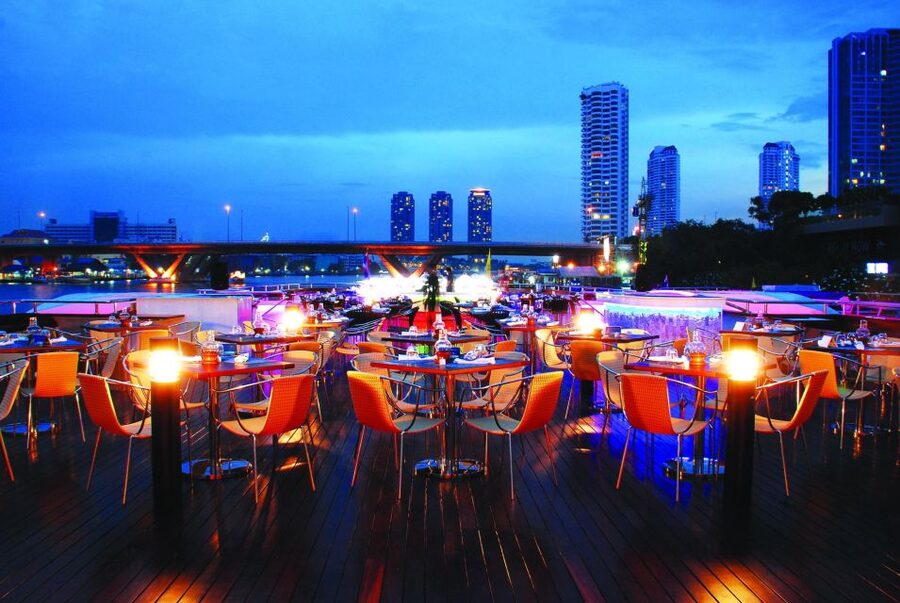 Bangkok: Wonderful Pearl Dinner Cruise at River City Pier - Dinner between Memorial Bridge and Rachawongse