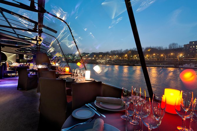 Bateaux Parisiens Seine River Gourmet Dinner & Sightseeing Cruise - Dinner service, live music, and the overall mood