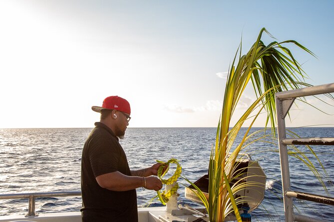 BIG Sunset Cruise - Dinner & Dolphin Watching in Guam - VIP seating beside the captain
