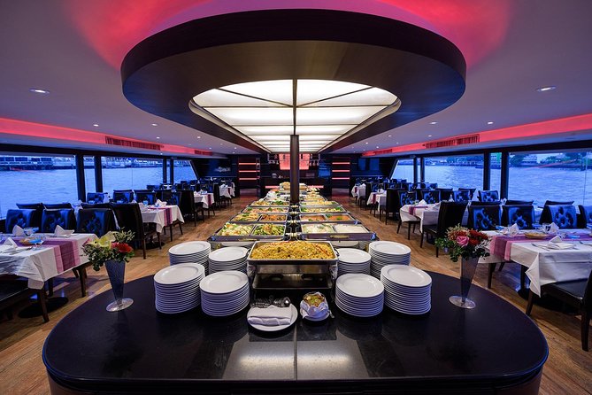 BKK ChaoPhraya Romantic Cruise Dinner Cruise &Transfer(optional) - Dinner with Thai and international choices
