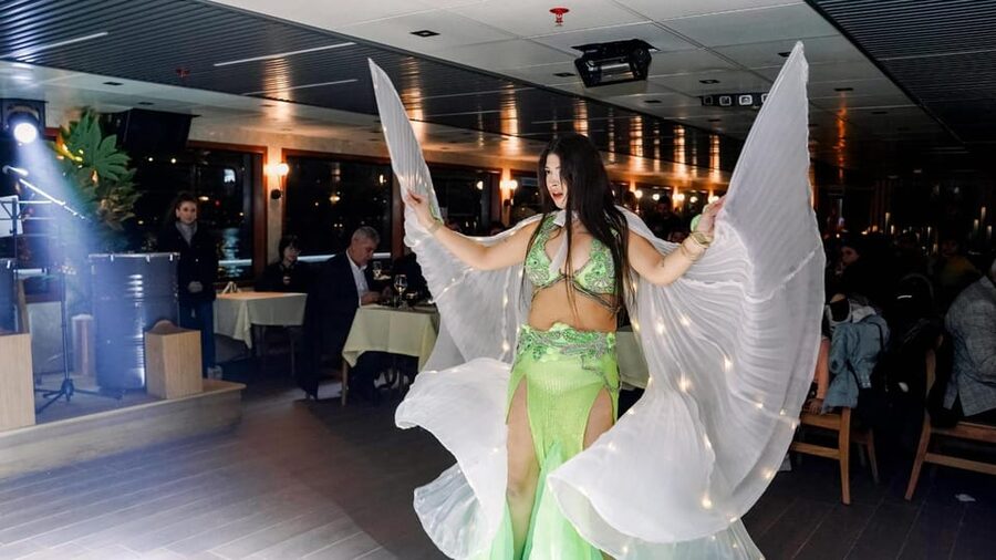 Bosphorus Dinner Cruise & Dance Shows with Private Table - Turkish folk dances and belly dancing take center stage