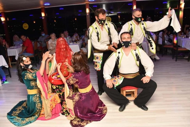 Bosphorus Dinner Cruise & Turkish Night with Live Shows - Istanbul by night from the Bosphorus