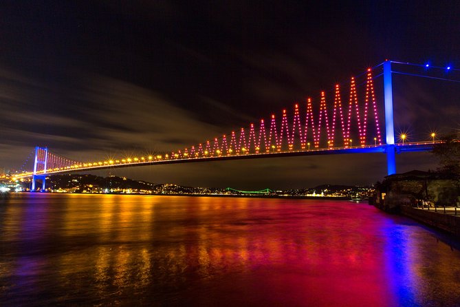 Bosphorus Dinner Cruise with Folk Dance and Live Performances - Rumeli Hisari and Anatolian Fortress frame the waterway