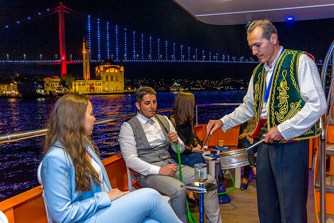 Bosphorus Dinner Cruise with Folklore Show & Belly Dancers - The First Bosphorus Bridge and Beşiktaş