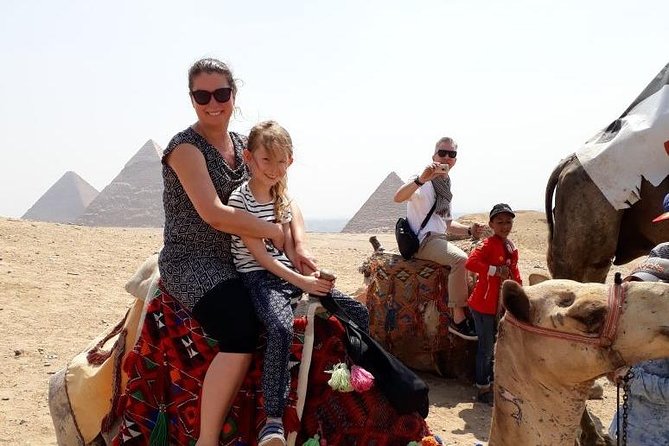 Cairo Day Tour to Giza including Nile Dinner Cruise and Lunch - Giza: the Great Pyramid, Sphinx, and camel ride