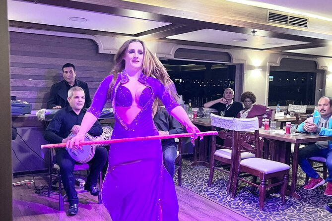 Cairo dinner cruise in Nile River ,Belly Dance and Tanura Show - Cairo at Night From the Nile