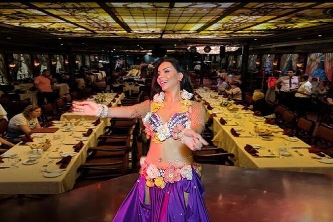 Cairo Dinner Cruise in Nile River with Belly Dancing Show - Boarding the cruise for a two-hour Nile view