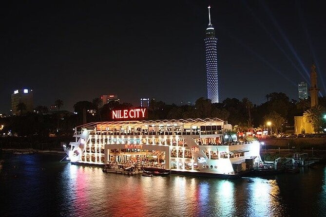 Cairo dinner cruise on the Nile river with entertainment - Belly dancing, singing, and the tanoura show