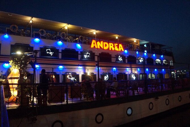 Cairo Dinner Cruise on the Nile River with Pickup And Drop off - Dinner: a broad Egyptian buffet
