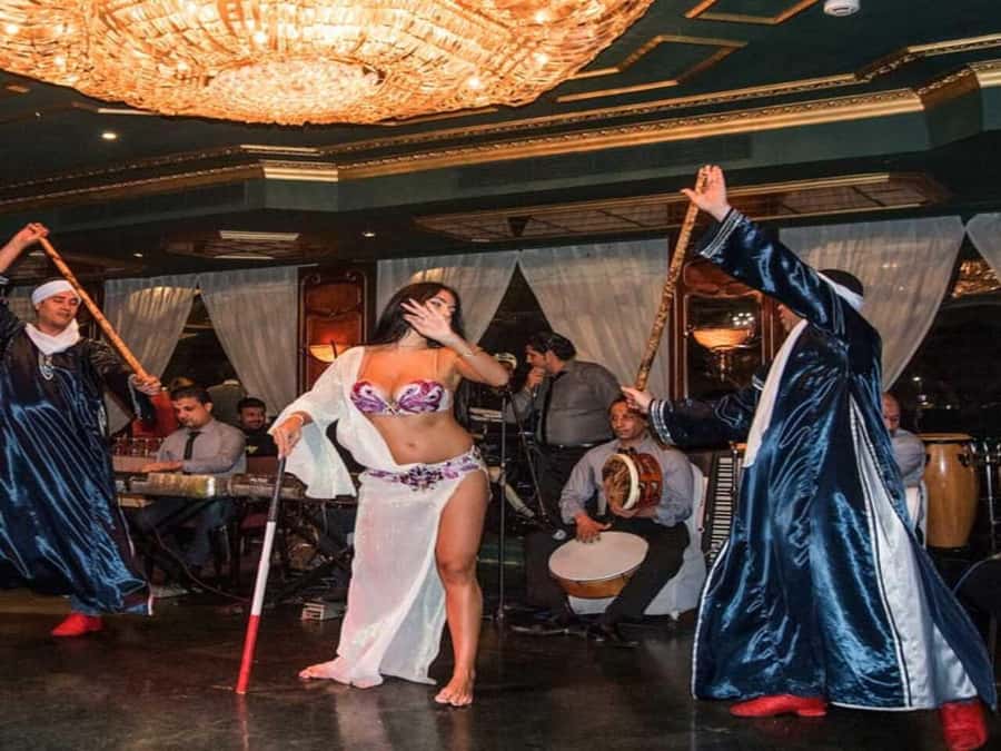 Cairo: Luxury Dinner Cruise On The Nile River - Dinner from the open buffet