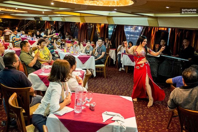 Cairo Night Dinner Cruise on Nile river with belly dancer &dinner - Boarding the Large Nile Cruise Boat