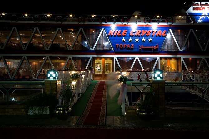 Cairo Night Dinner Cruise on Nile river with belly dancer &dinner - Egyptian and Western Music on the River