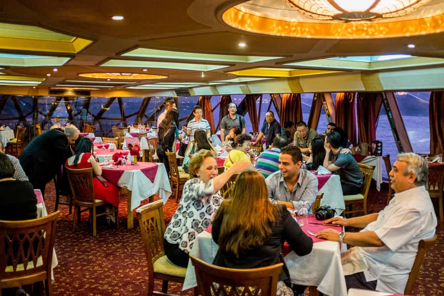 Cairo: Nile Sunset Dinner Cruise, Show & Optional Transfer - Dinner on board: generous, practical, and not fine dining