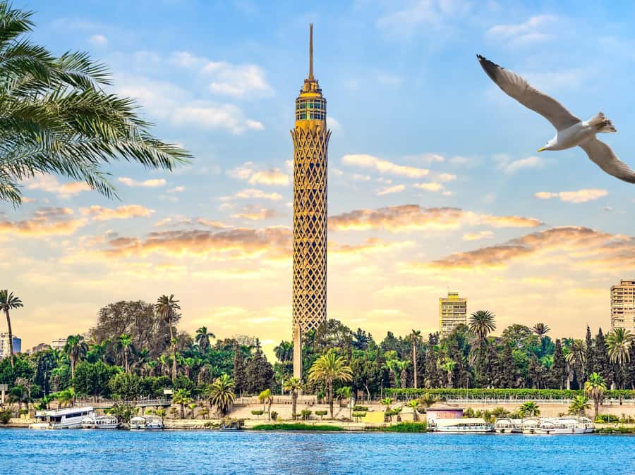 Cairo: Sunset Cairo Tower Tour With Nile River Dinner Cruise - Cairo Tower at sunset: the best part for views