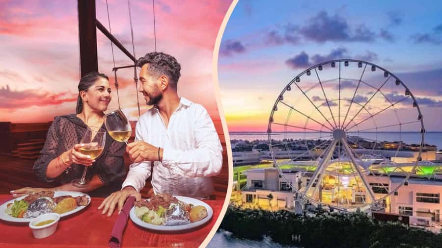 Cancún: Columbus Dinner Cruise and Sky Wheel Pass Go - Key details before you book