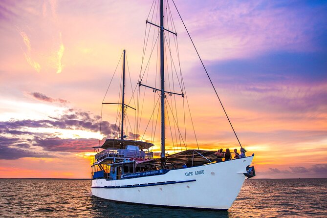 Cape Adieu Darwin Sunset Dinner Cruise - Following Darwin’s shoreline into sunset
