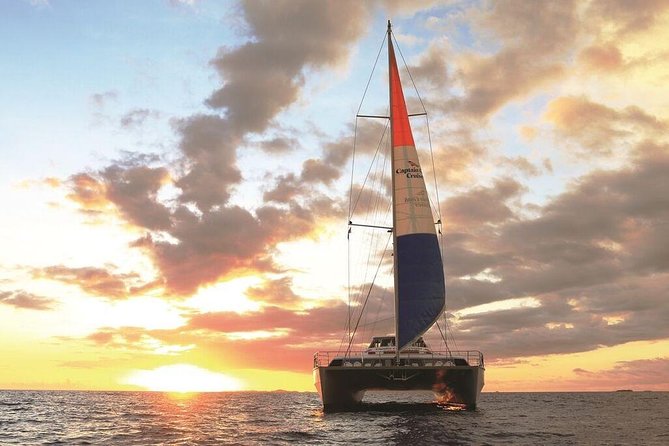 Captain Cook Cruises Fiji - Sunset Dinner Cruise - A welcome drink and the first island views