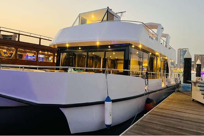 Catamaran Cruise with Dinner at Al Jaddaf Waterfront Dubai - Seating, comfort, and the size of the boat