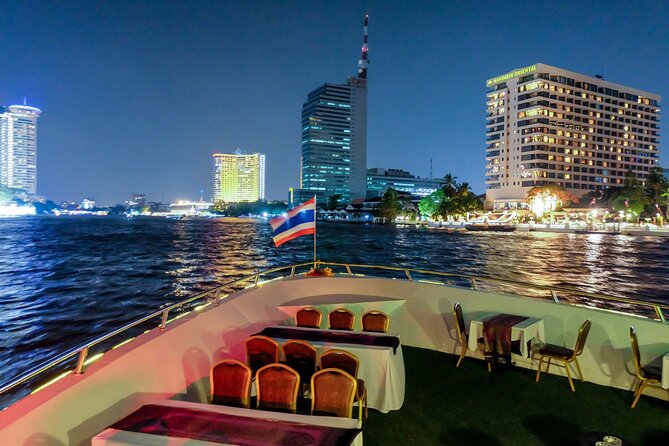 Chaophraya Cruise Dinner Cruise Along With Chao Phraya River Bangkok - Phra Pin-klao Bridge and the first river views