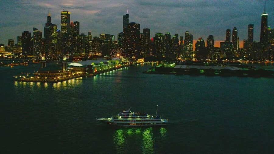 City Cruises Chicago: Lake Michigan Fireworks Dinner Cruise - From dinner to DJ, games, and dancing