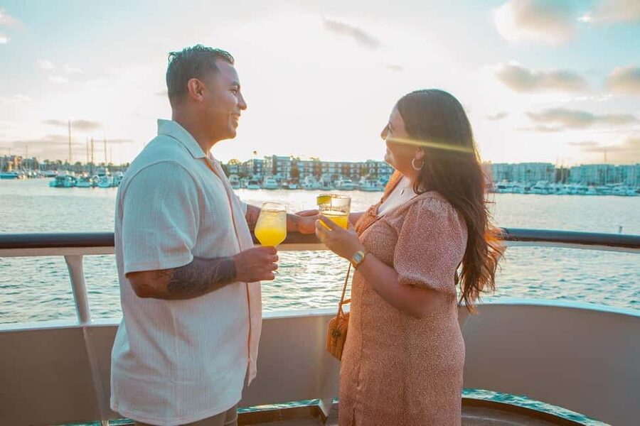 City Cruises Marina Del Rey: Sunset Cruise with Dinner - A plated dinner with several solid choices