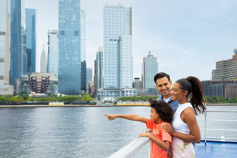 City Cruises New Jersey: NYC Buffet Lunch or Dinner Cruise - Entertainment, dancing, and the outdoor deck