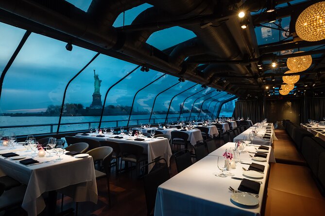 City Cruises New York: Bateaux Premier Dinner Cruise - Boarding at Chelsea Piers before the skyline lights up