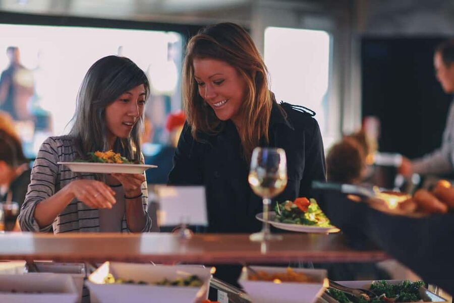 City Cruises Norfolk: Lunch, Brunch, or Dinner Buffet Cruise - The Dinner Buffet: Plenty of Choice, Mixed Heat
