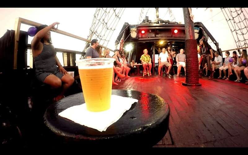Cozumel: Pirate Ship Cruise with Open Bar, Dinner, and Show - Sword fights and a crew that never stops