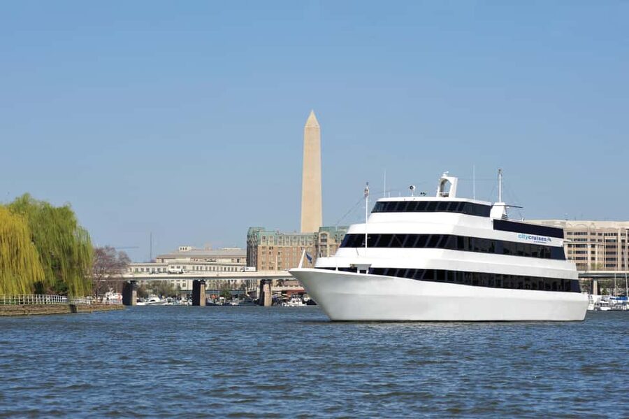 DC: City Cruises Buffet Brunch, Lunch, or Dinner Cruise - The Potomac views, from airport to monuments