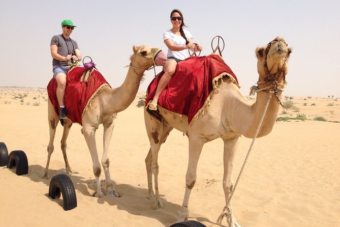 Desert Safari with BBQ Dinner and Landcruiser Pickup - 45 minutes of Land Cruiser dune bashing