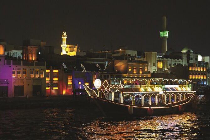 Dhow Cruise Dinner on Dubai Creek - The two-hour cruise and Dubai’s night views