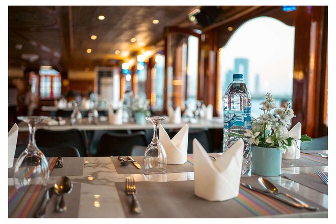 Dhow Cruise with Dinner at Dubai Al Seef - A 90-minute route between Bur Dubai and Deira